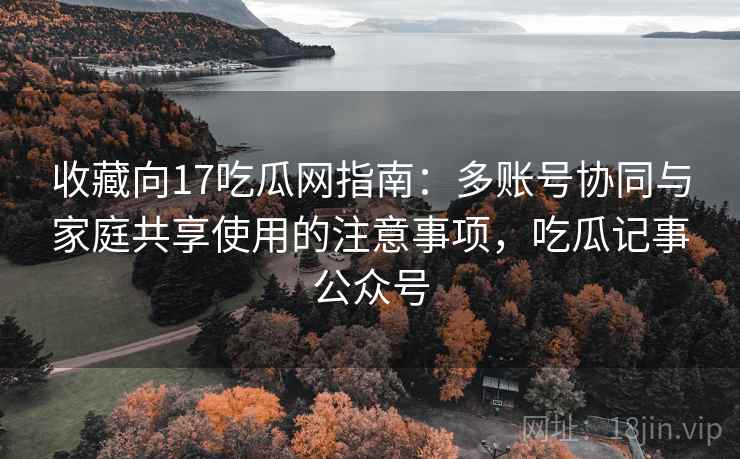 收藏向17吃瓜网指南：多账号协同与家庭共享使用的注意事项，吃瓜记事公众号