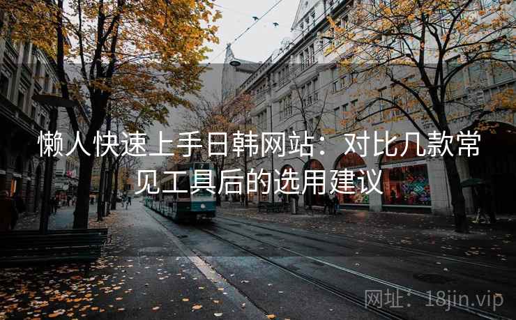 懒人快速上手日韩网站：对比几款常见工具后的选用建议