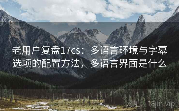 老用户复盘17cs：多语言环境与字幕选项的配置方法，多语言界面是什么