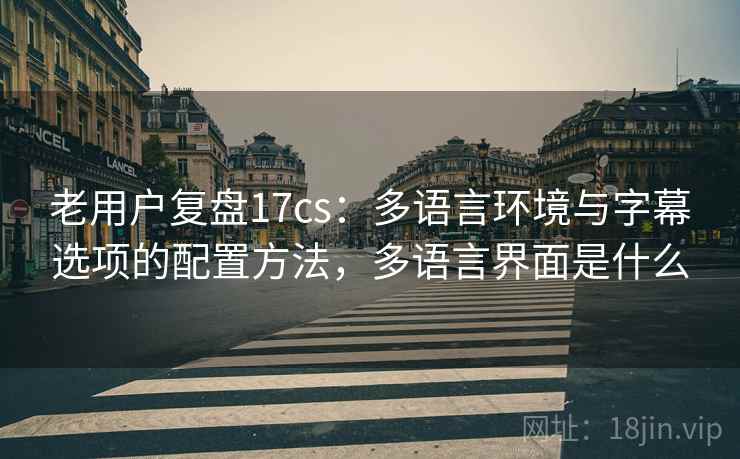 老用户复盘17cs：多语言环境与字幕选项的配置方法，多语言界面是什么