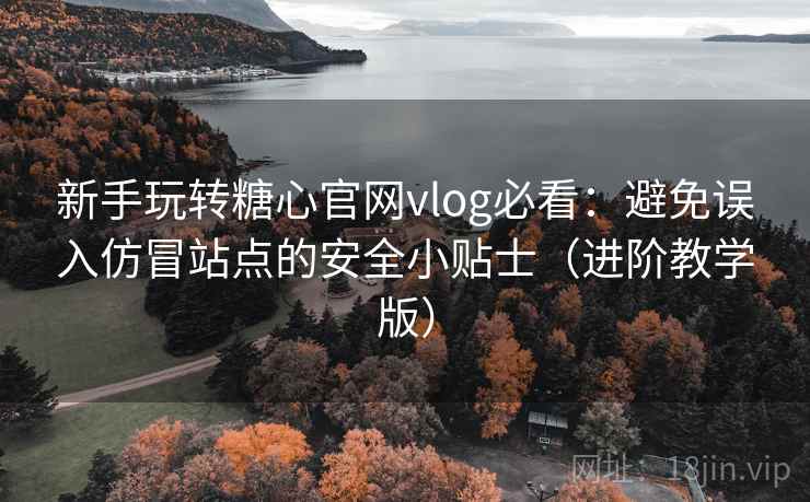 新手玩转糖心官网vlog必看：避免误入仿冒站点的安全小贴士（进阶教学版）