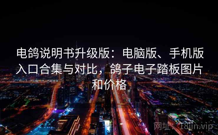 电鸽说明书升级版：电脑版、手机版入口合集与对比，鸽子电子踏板图片和价格