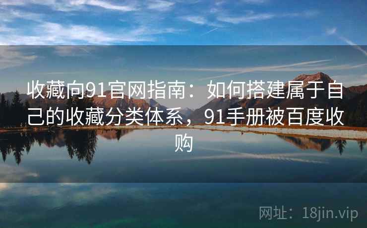 收藏向91官网指南：如何搭建属于自己的收藏分类体系，91手册被百度收购