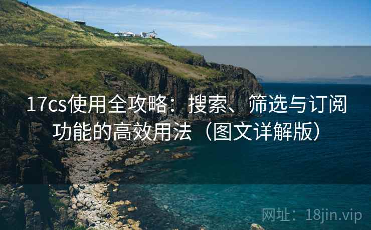 17cs使用全攻略：搜索、筛选与订阅功能的高效用法（图文详解版）