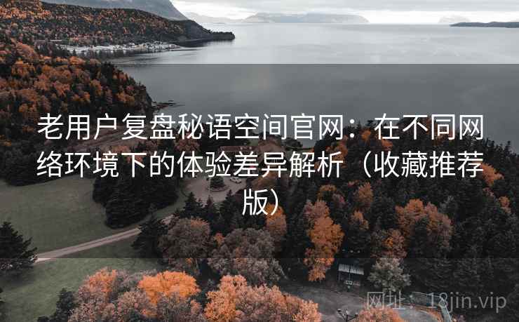 老用户复盘秘语空间官网:在不同网络环境下的体验差异解析(收藏推荐版)