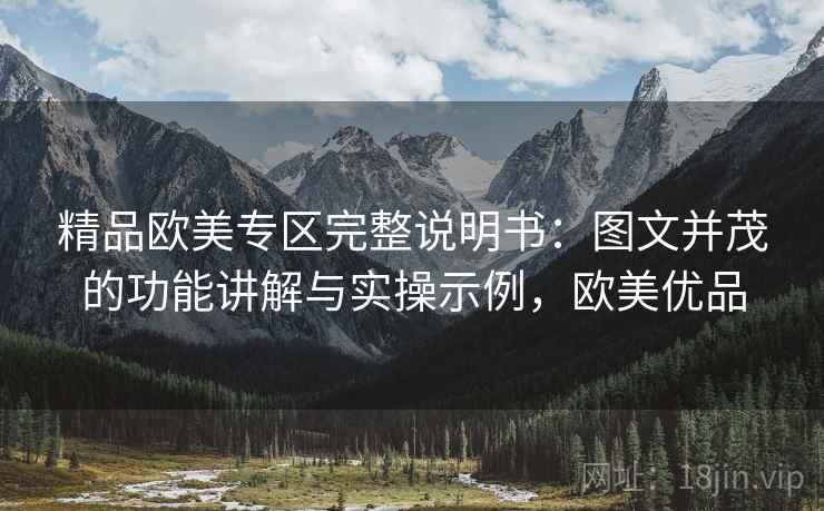 精品欧美专区完整说明书：图文并茂的功能讲解与实操示例，欧美优品