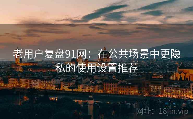 老用户复盘91网：在公共场景中更隐私的使用设置推荐