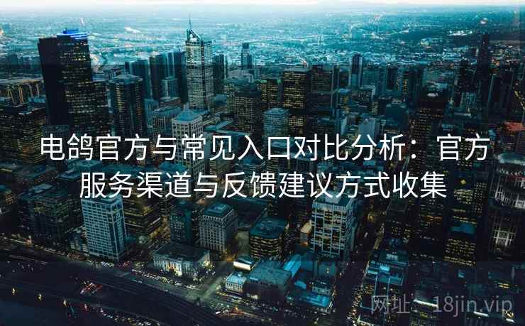 电鸽官方与常见入口对比分析：官方服务渠道与反馈建议方式收集
